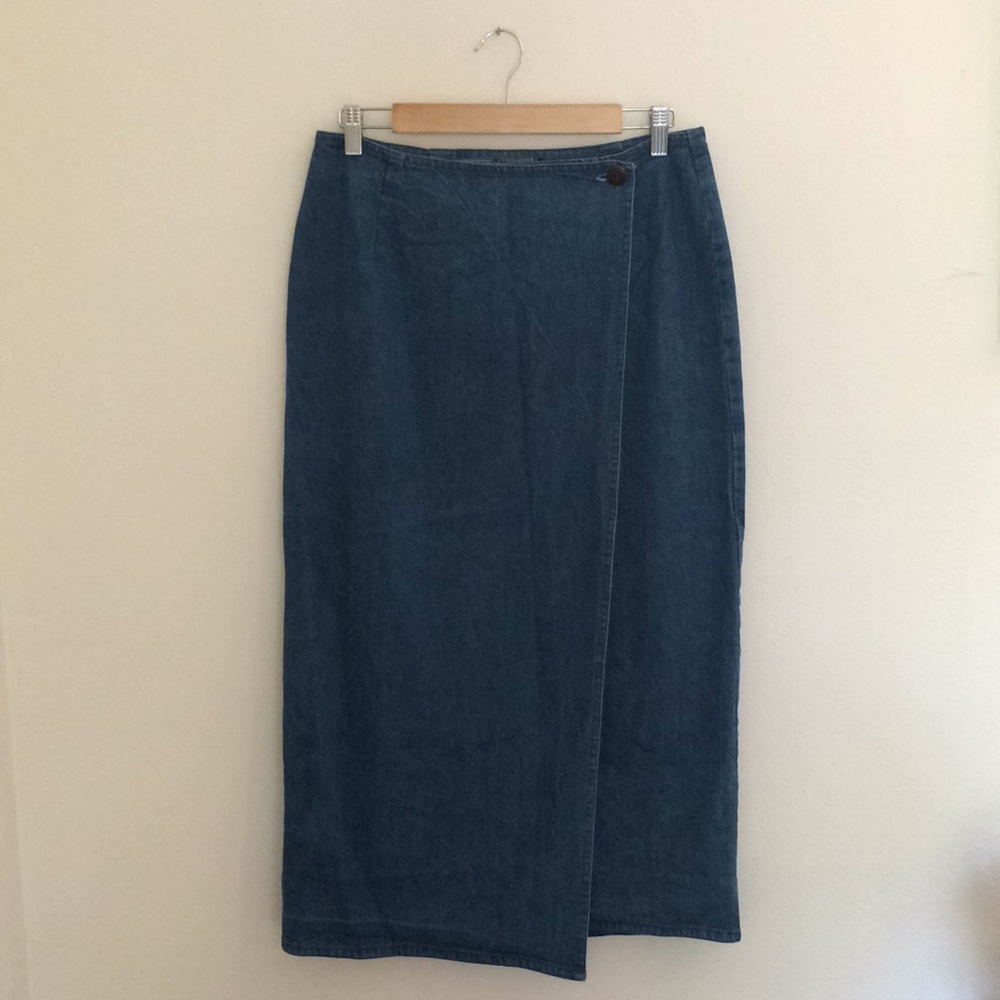 Ralph Lauren denim wrap skirt